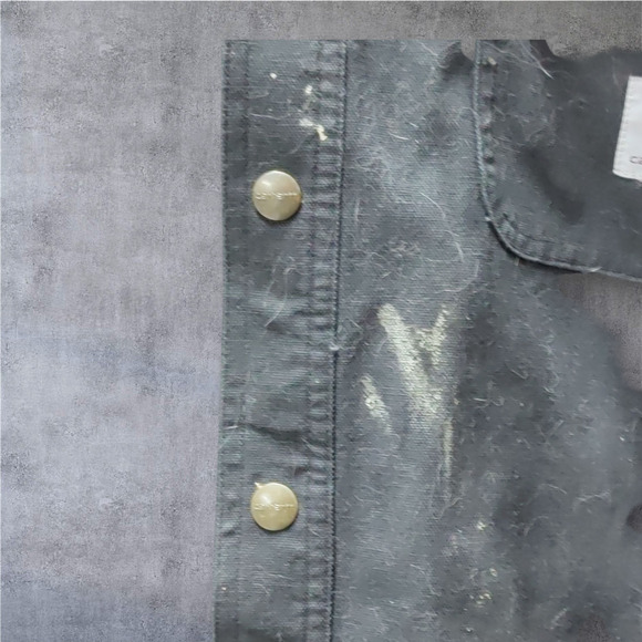 Carhartt black shirt jacket with flannel lining size XL - Picture 4 of 5